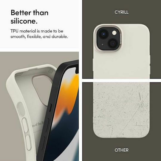 Spigen Cyrill Color Brick Back Cover Silicon 2mm Crem (iPhone 13)