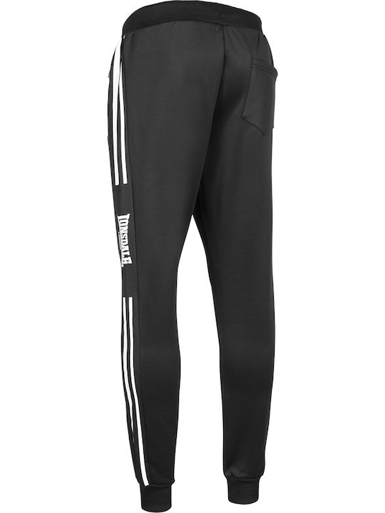 Lonsdale Dungeness Men's Sweatpants with Rubber Black