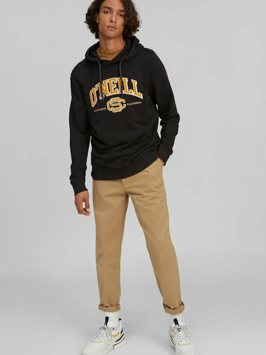 Surf State Sweatshirt with Hood Black