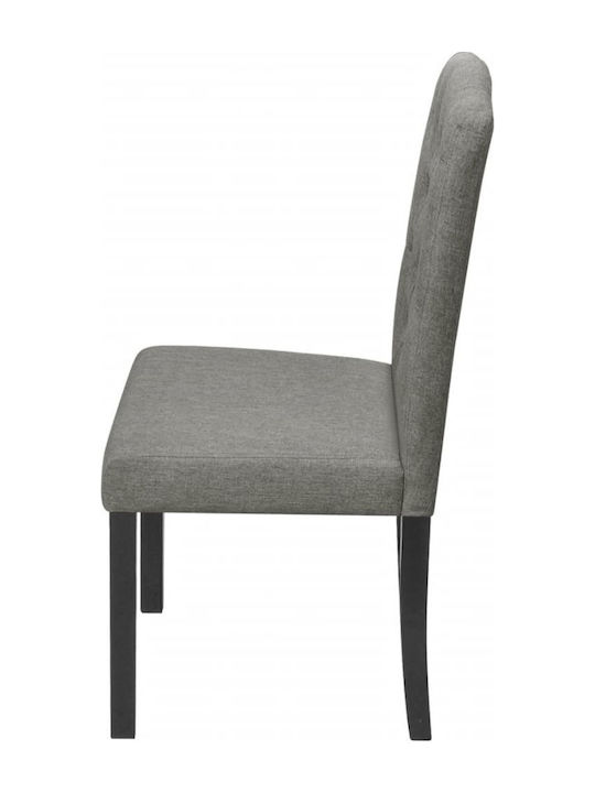 Dining Room Fabric Chair Light Gray 42x51.5x95cm 2pcs