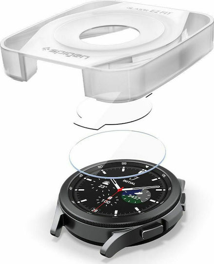 Spigen GLAS.tR EZ Fit Tempered Glass for the Galaxy Watch 4 Classic 42mm 2pcs AGL03747