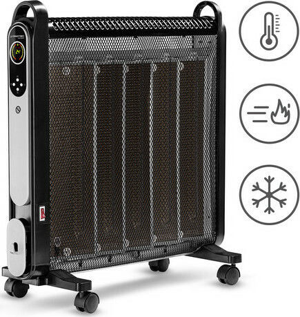 Trotec TCH 2050 E Convector Electric De Pardoseală 2000W Mic Cu Termostat Electronic 64x66cm Negru