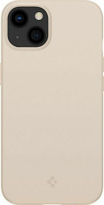 Spigen Thin Fit Umschlag Rückseite Kunststoff Sand Beige (iPhone 13 Mini) ACS03309