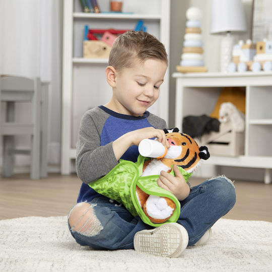 Melissa & Doug Plush Baby with Tiger Care Accessories 30 cm
