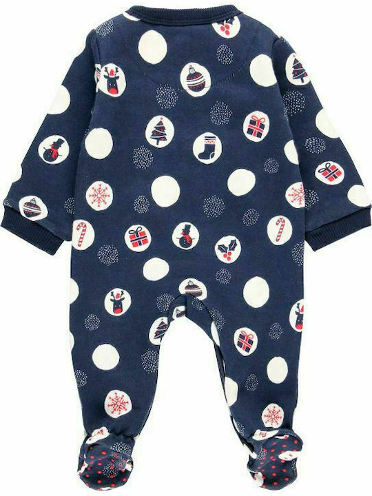 Boboli Baby Bodysuit Set Long-Sleeved with Pants Blue