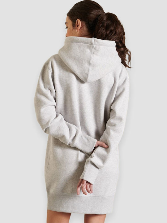 Pride In Craft Mini Dress with Hood Grey