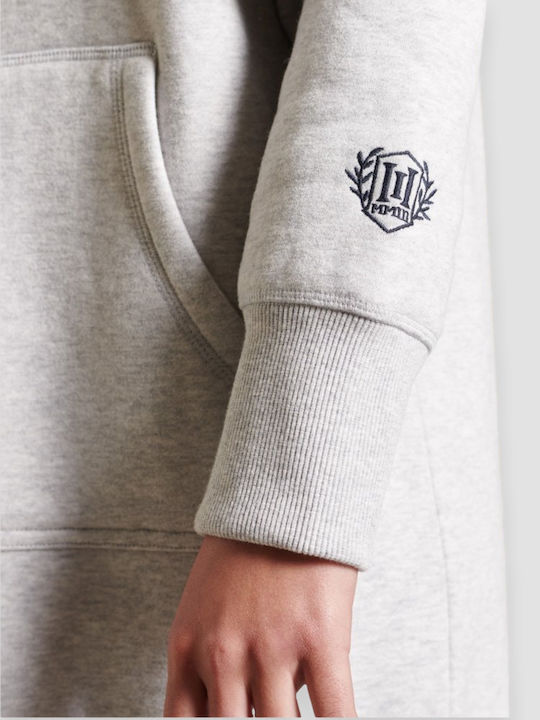 Pride In Craft Mini Dress with Hood Grey