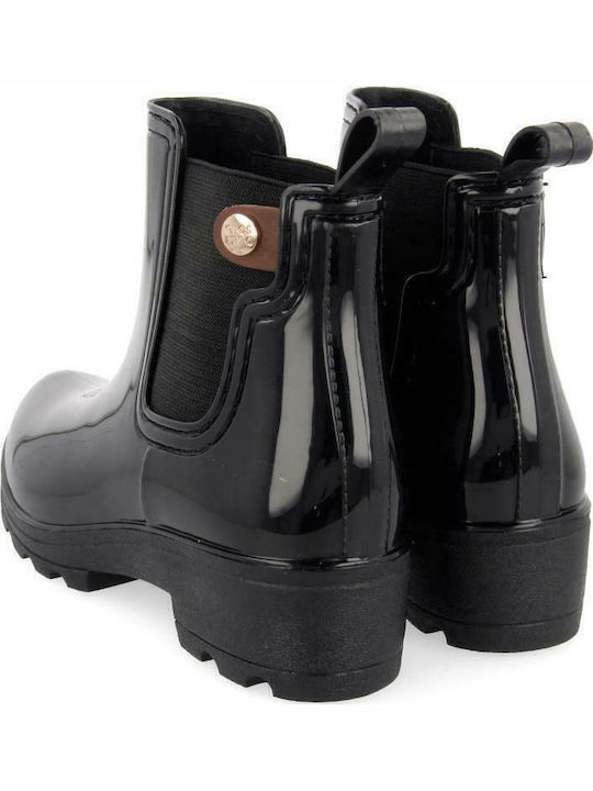 Women's Short Wellies Black