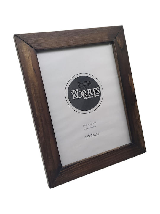 Korres Craft Рамка За Снимки Дървена Walnut Кафява