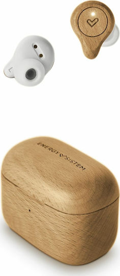 Energy Sistem Eco In-ear Bluetooth Handsfree Ακουστικά με Θήκη Φόρτισης Beech Wood