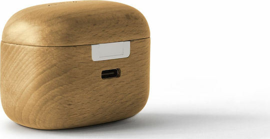 Energy Sistem Eco In-ear Bluetooth Handsfree Ακουστικά με Θήκη Φόρτισης Beech Wood