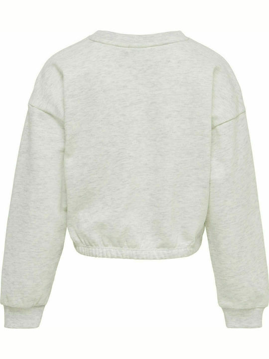 Kids Only Kids Cropped Sweatshirt White