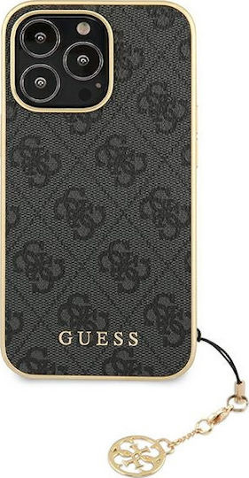 Guess Umschlag Rückseite Kunststoff Gray (iPhone 13 Pro)