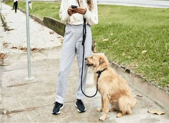 Zee-Dog Λουρί/Οδηγός Σκύλου Ιμάντας Handsfree Κοραλί σε Κόκκινο χρώμα 1.2m