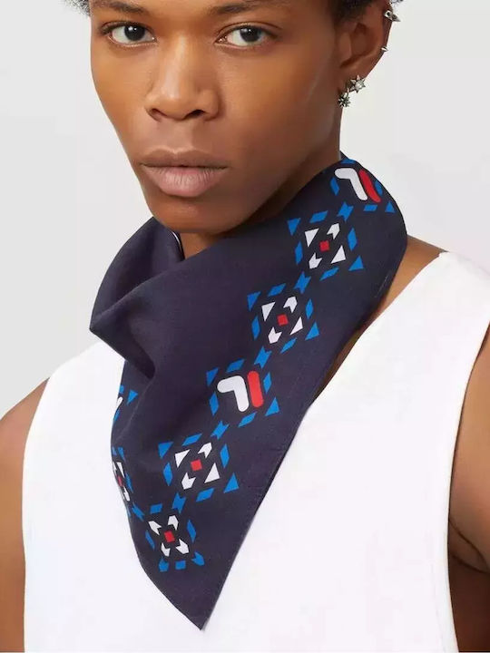 Fila Compass Print Bandana Women's Scarf Navy Blue