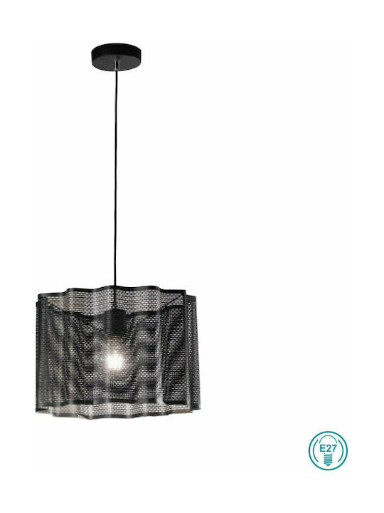 La Mia Luce Glicine Pendant Light Single-Light Bell for Socket E27 Black