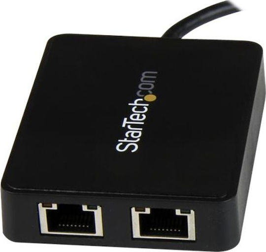 StarTech US1GC301AU2R Αντάπτορας Δικτύου USB-C με Ενσύρματη Σύνδεση Gigabit Ethernet