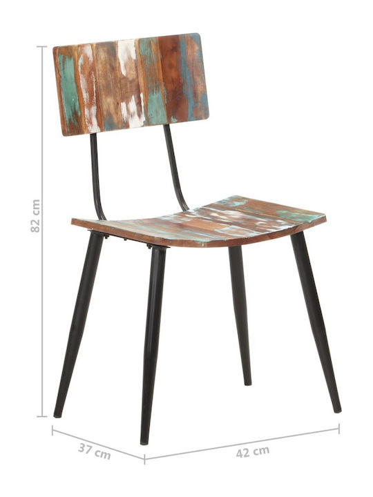Dining Room Wooden Chair 42x37x82cm 2pcs