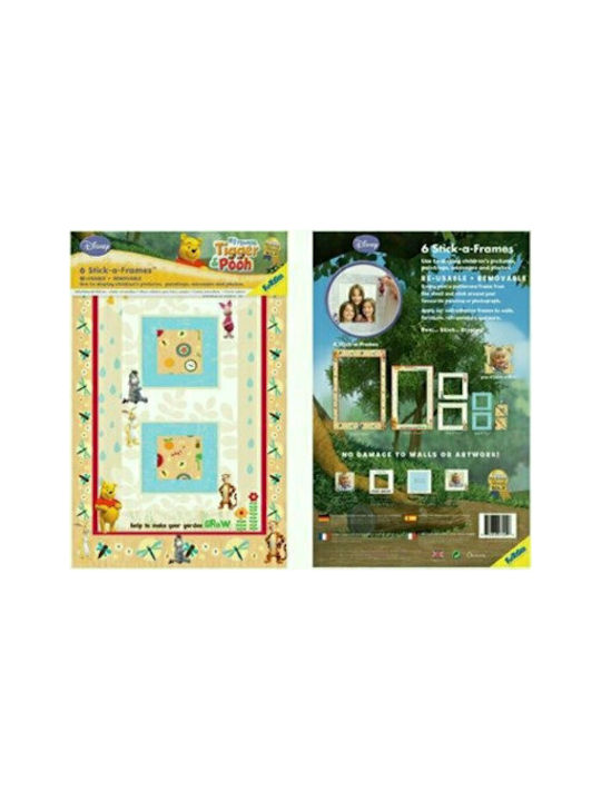 OIKOPEN Детска стикерна за стена Стена Winnie the Pooh 6бр