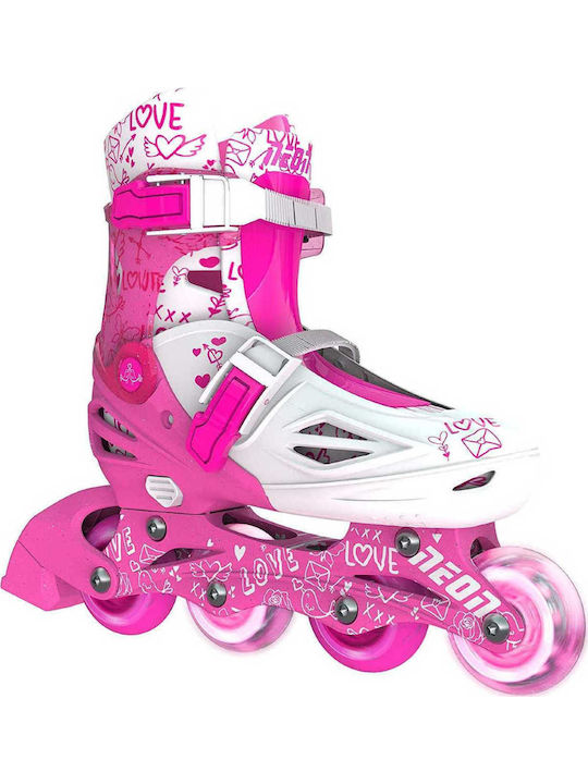 Y Volution Neon Combo Quad Αυξομειούμενα Rollers Ροζ Παιδικά Y Volution Neon Combo Quad Αυξομειούμενα Rollers Ροζ Παιδικά
