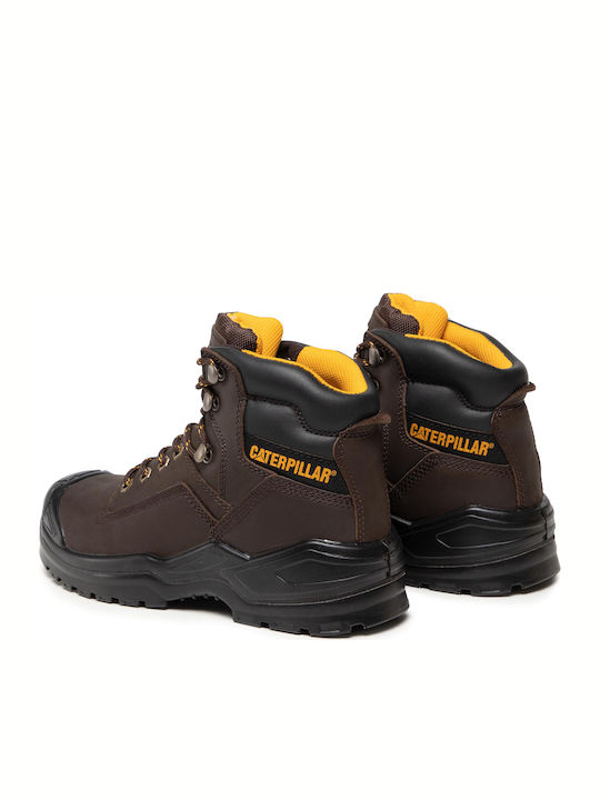Striver Bump Leather Brown Men's Boots Waterproof