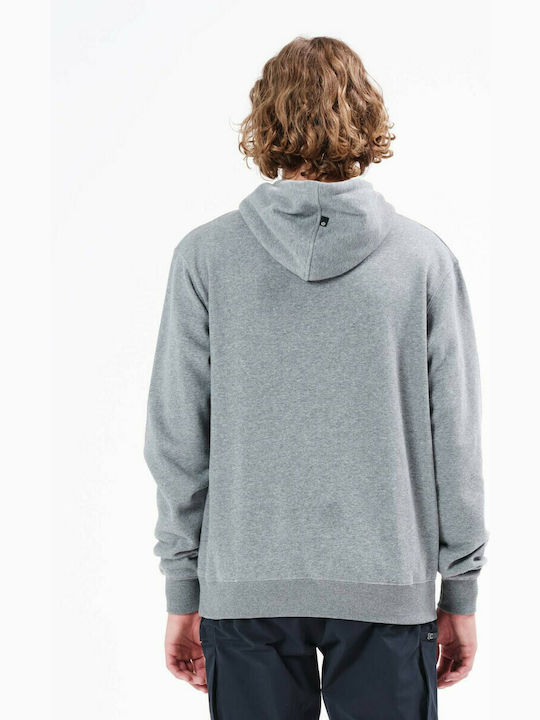 Emerson Herren Sweatshirt mit Kapuze und Taschen Gray