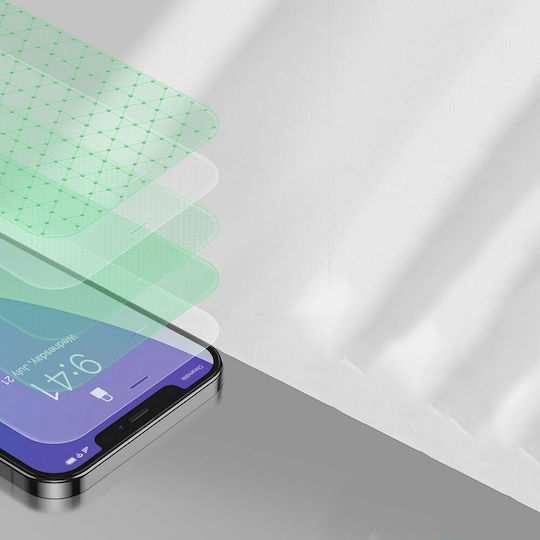 Baseus Anti Blue Light 0.15mm Full Face Tempered Glass 2pcs (iPhone 12 mini)
