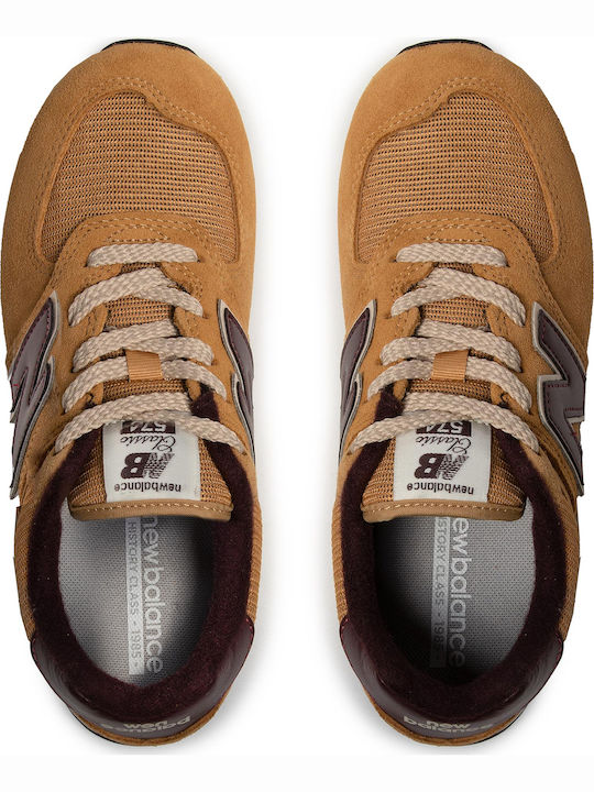574 Kids Sneakers Brown
