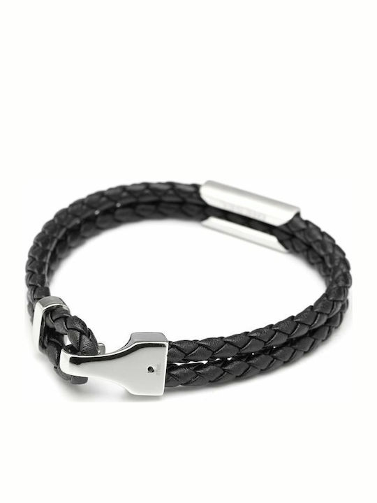 Diesel Herren Leder Armband 18,5cm