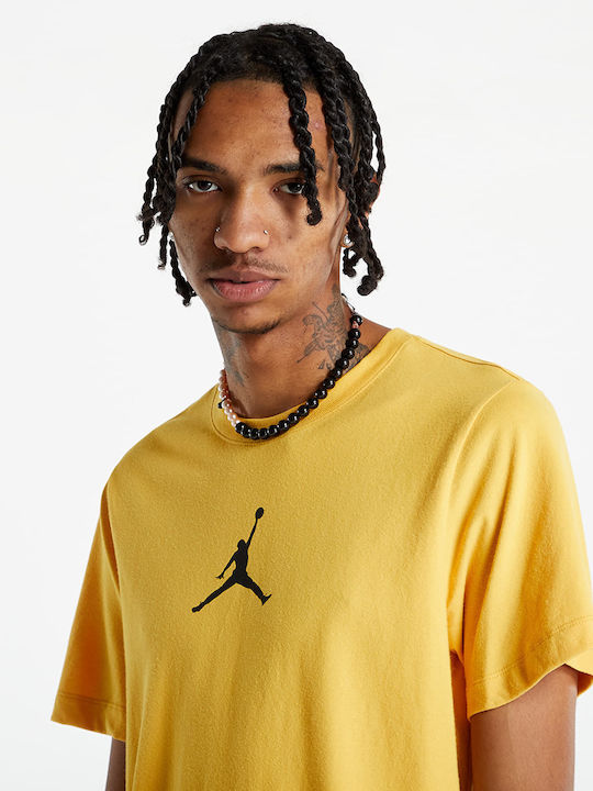 Jordan Jumpman Ανδρικό T-shirt Pollen/ Black με Λογότυπο