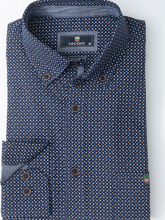 Long-sleeved Shirt Navy Blue