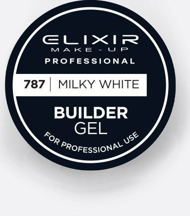 Elixir Bauherren-Gel Falsche Nagelgel Milky White 787 30gr