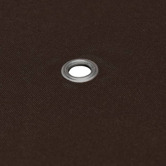 vidaXL Κάλυμμα για Κιόσκι 310gr/m² Καφέ με Επίστρωση PVC 3x4m