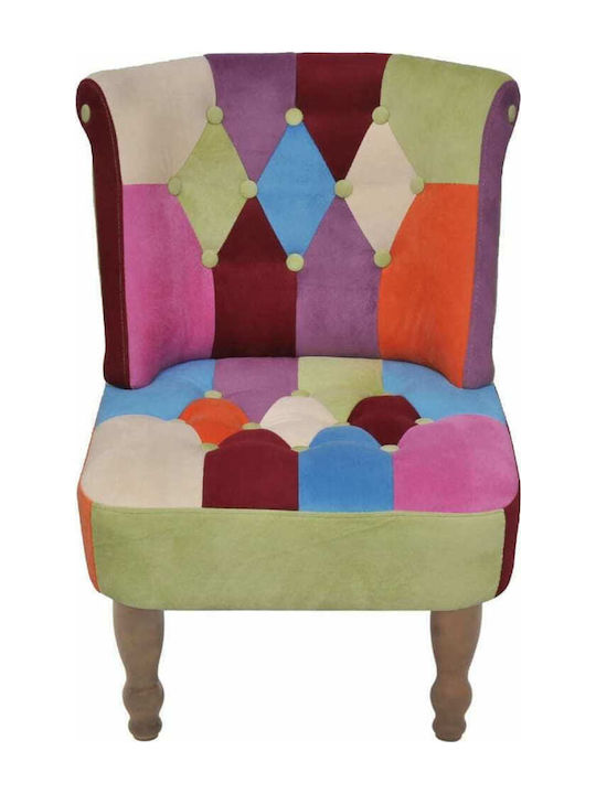 Armchair with Patchwork Design 52x64x70cm