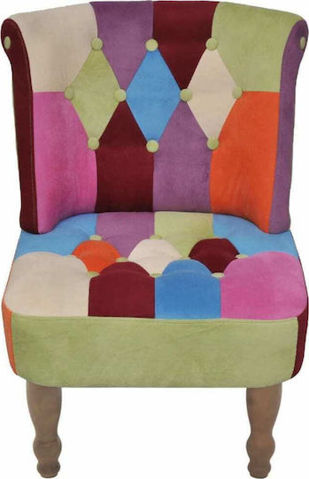Armchair 52x64x70cm with Patchwork Design Armchair 52x64x70cm with Patchwork Design