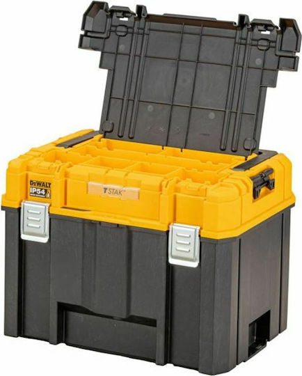 DEWALT TSTAK Hand Tool Case Plastic with Tobacco Case Dimensions: W44xD33.3xH32.3cm