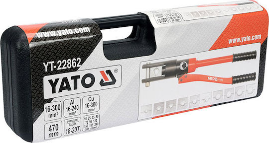 Yato Hydraulic Crimping Pliers Cross-Section Range 16 - 300mm² Hydraulic 16-300mm Length 300mm