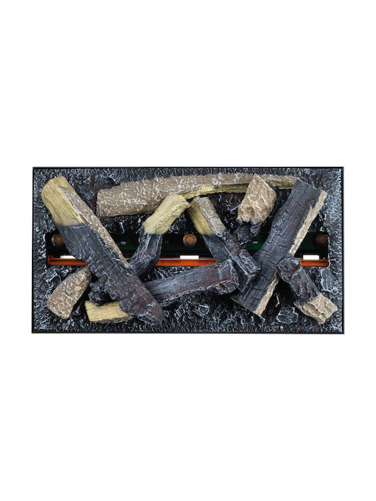 Dimplex Cassette 400L Logset Floor Electric Fireplace 125W 41x18cm Black