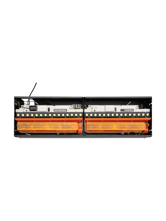Dimplex Cassette 1000R Floor Electric Fireplace 450W 101.7x30.5cm Black