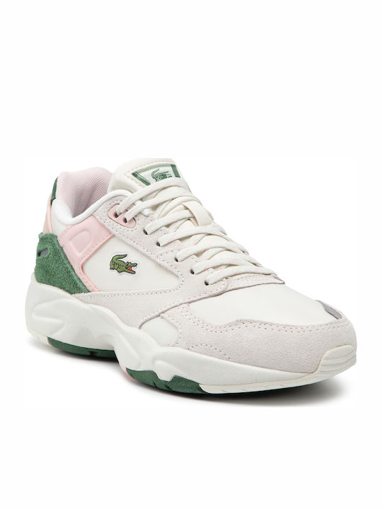 Lacoste Storm 96 Lo 022102 Sfa Femei Chunky Sneakers Albe