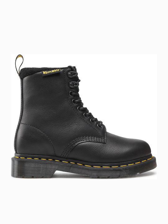 Dr. Martens 1460 Pascal Warmwair Valor Piele Ghete dama Negru