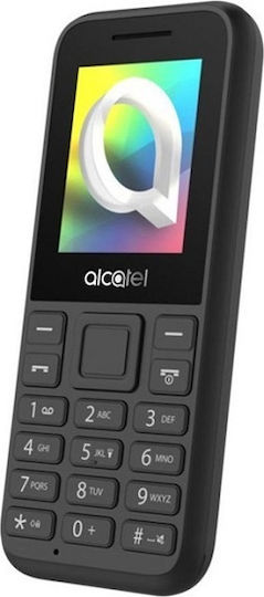 Alcatel 1066 Dual-SIM Handy mit Tasten (Griechisches Menü) Schwarz