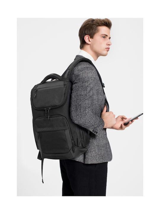 Ozuko Fabric Backpack Waterproof Black 23.5lt