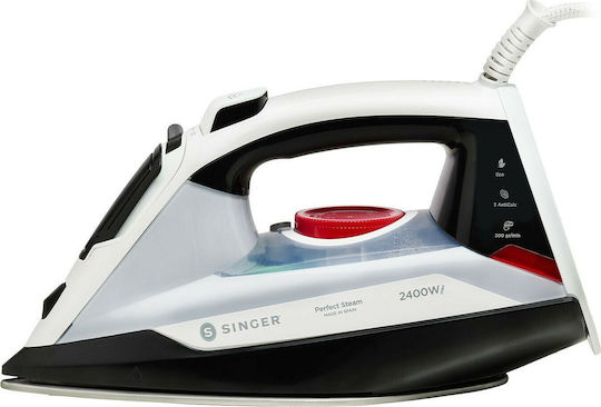Singer Perfect Steam Σίδερο Ατμού 2400W με Συνεχόμενη Παροχή Ατμού 40gr/min