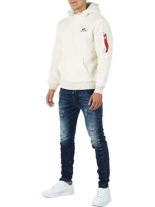 Sweatshirt mit Kapuze Weiß