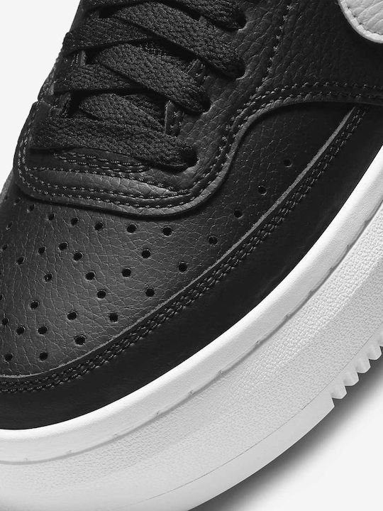 Court Vision Alta Damen Flatforms Sneakers Black / White