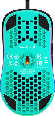 Deepcool Ultralight Mc310 Rgb Black RGB Gaming Ποντίκι 12800 DPI Μαύρο