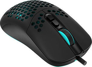 Deepcool Ultralight Mc310 Rgb Black RGB Gaming Ποντίκι 12800 DPI Μαύρο
