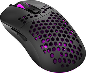 Deepcool Ultralight Mc310 Rgb Black RGB Gaming Ποντίκι 12800 DPI Μαύρο
