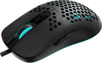 Deepcool Ultralight Mc310 Rgb Black RGB Gaming Ποντίκι 12800 DPI Μαύρο